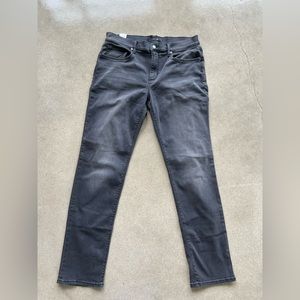 Joes jeans "the Brixton" men's size 34. Dark charcoal color. Straight and narrow